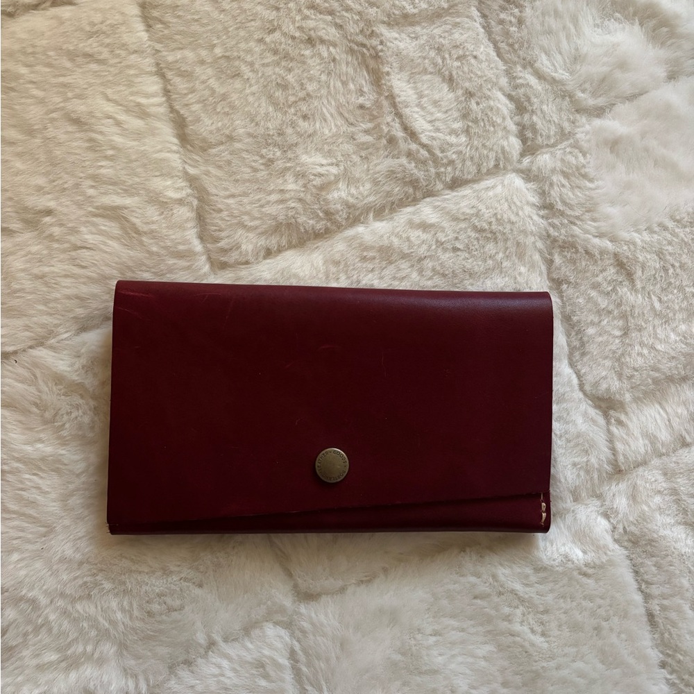 Portland leather Burgundy Wallet